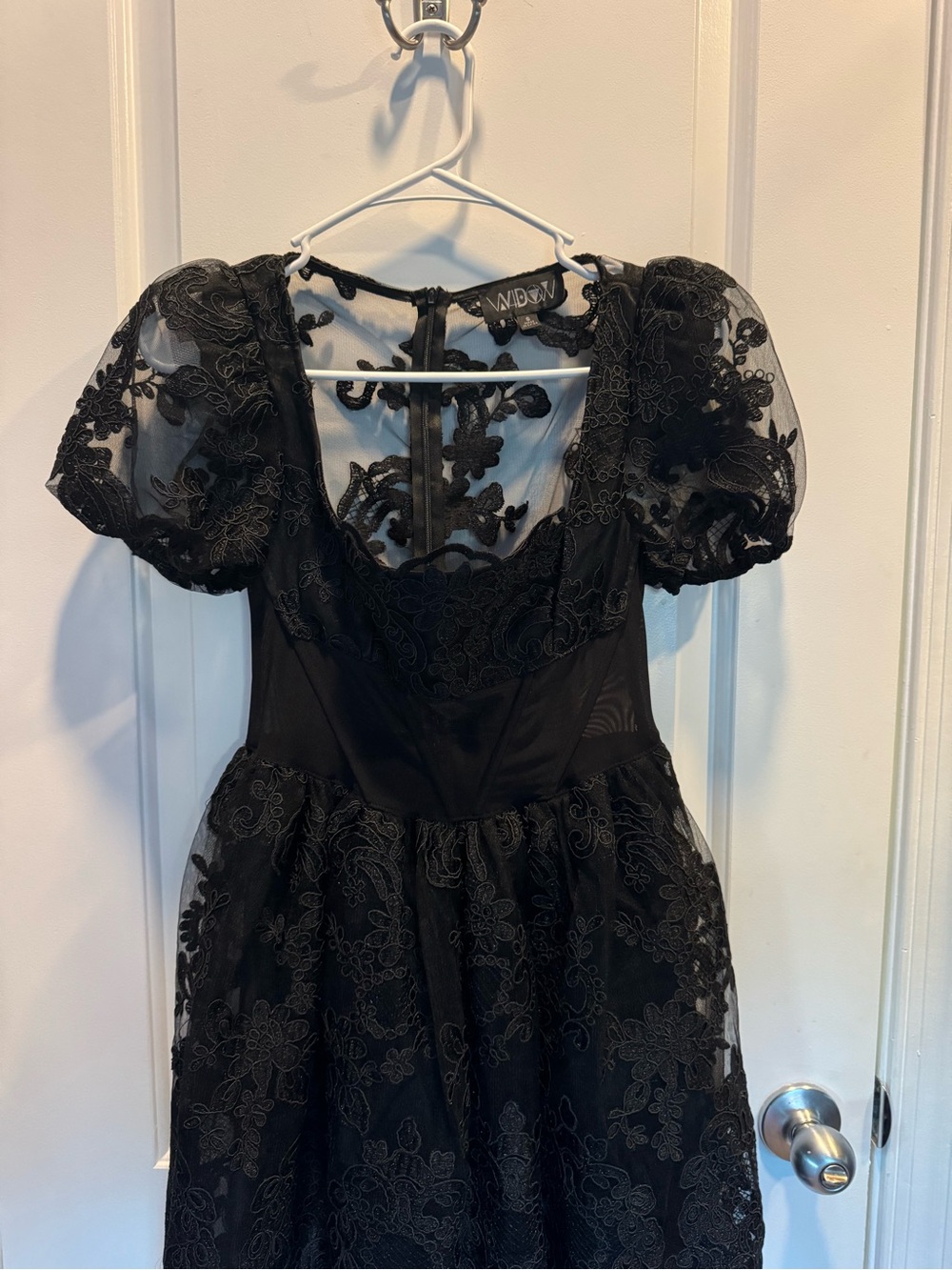 Dramatic Black Lace Dress